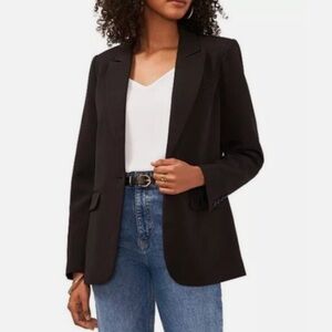 Vince Camuto Women's SM Black One-Button Blazer Jacket NWT